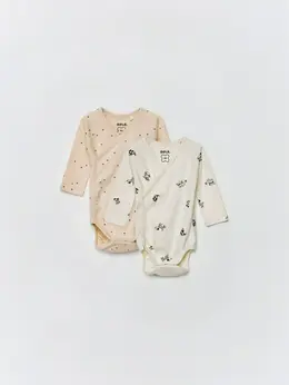 Набор из 2 боди с длинным рукавом для малышей Набор из 2 боди с длинным рукавом для малышей