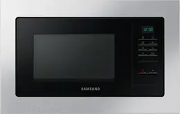 Встраиваемая микроволновая печь Samsung MG20A7013AT/BW с грилем, 20 л серый