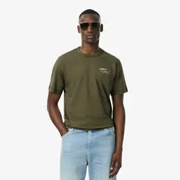 Мужская футболка Lacoste Classic Fit из органического хлопка Мужская футболка Lacoste Classic Fit из органического хлопка