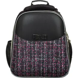 Ранец Комус Класс (№1 School) Basic Fashion анатомический черный твид с двумя отделениями Ранец Комус Класс (№1 School) Basic Fashion анатомический черный твид с двумя отделениями