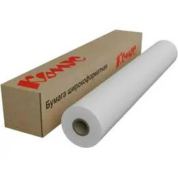 Бумага широкоформатная Комус (ProMega engineer Bright white) (90 г/кв.м, длина 45 м, ширина 610 мм, диаметр втулки 50.8 мм) Бумага широкоформатная Комус (ProMega engineer Bright white) (90 г/кв.м, длина 45 м, ширина 610 мм, диаметр втулки 50.8 мм)