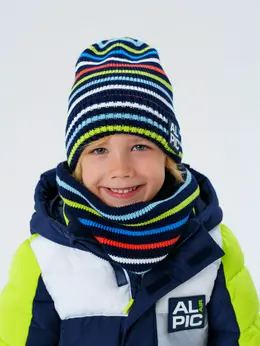 Комплект трикотажный шапка снуд