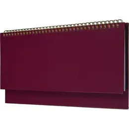 Планинг недатированный Attache Ideal балакрон 305х130 мм 64 листа бордовый