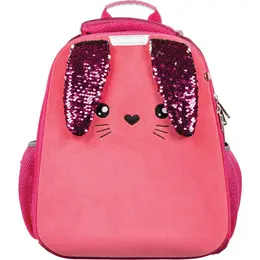 Ранец Комус Класс (№1 School) Basic Bunny анатомический розовый с двумя отделениями