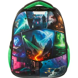 Ранец Комус Класс Light1 Фэнтези анатомический черный с одним отделением Ранец Комус Класс Light1 Фэнтези анатомический черный с одним отделением