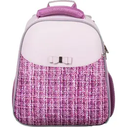 Ранец Комус Класс Basic Fashion анатомический розовый твид с двумя отделениями