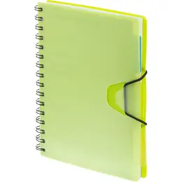 Ежедневник недатированный Attache Bright Colours пластик А5 136 листов зеленый