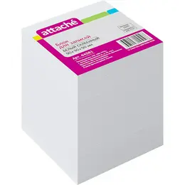 Блок для записей Attache 90x90x90 мм белый проклеенный (плотность 80 г/кв.м) Блок для записей Attache 90x90x90 мм белый проклеенный (плотность 80 г/кв.м)