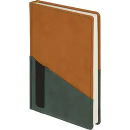 Ежедневник недатированный Attache Selection Western искусственная кожа Soft Touch А5 160 листов коричневый