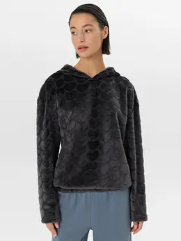 Худи домашнее женское с меховым ворсом