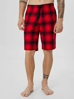 Шорты домашние мужские в клетку Шорты домашние мужские в клетку