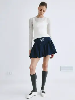 Юбка-баллон с шортами из линейки SELA Young Юбка-баллон с шортами из линейки SELA Young