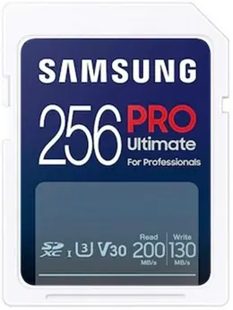Карта памяти Samsung SDXC 256 ГБ PRO Ultimate синий