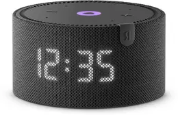 Умная колонка Яндекс Мини с часами черный