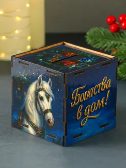 Деревянная копилка для денег Деревянная копилка для денег