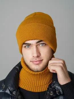 Комплект "Флора" (шапка+снуд) Комплект "Флора" (шапка+снуд)