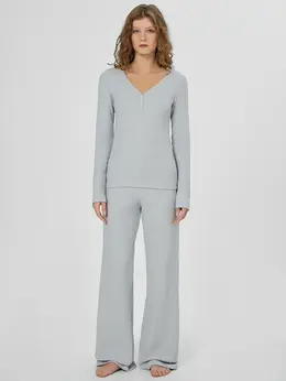 Комплект домашний женский серый