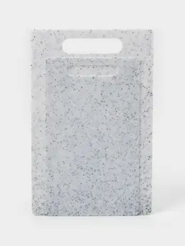 Доски разделочные, набор 2 шт., 24×14 см, 28×18 см, пластик, белые в крапинку Доски разделочные, набор 2 шт., 24×14 см, 28×18 см, пластик, белые в крапинку