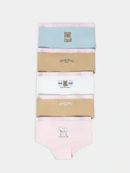 Трусы для девочек в наборе, 5 шт Трусы для девочек в наборе, 5 шт