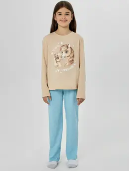 Комплект домашний для девочек с надписью Комплект домашний для девочек с надписью