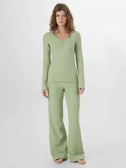 Комплект домашний женский зеленый