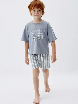 Пижама с принтом для мальчиков Пижама с принтом для мальчиков