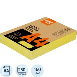 Бумага цветная Attache (Выбор есть) желтая интенсив (А4, 160 г/кв.м, 250 листов) Бумага цветная Attache (Выбор есть) желтая интенсив (А4, 160 г/кв.м, 250 листов)