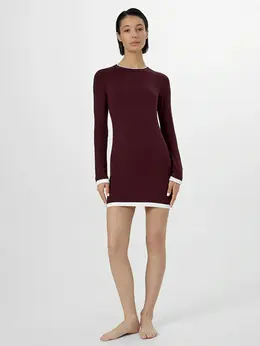Платье женское домашнее бордовое Платье женское домашнее бордовое