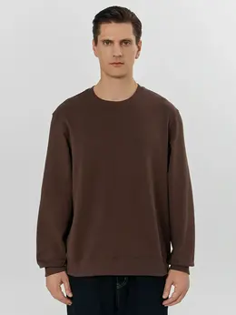 Свитшот мужской коричневый
