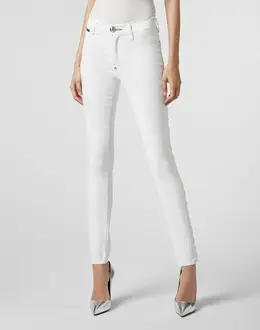 Джинсы С Высокой Посадкой Philipp Plein