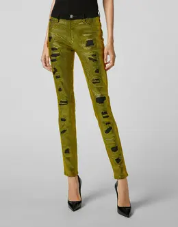 Джинсы С Высокой Посадкой Philipp Plein Джинсы С Высокой Посадкой Philipp Plein