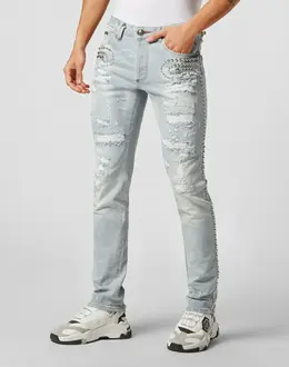 Джинсы Прямые Philipp Plein