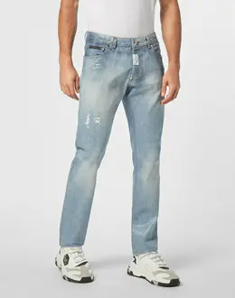 Джинсы Прямые Philipp Plein