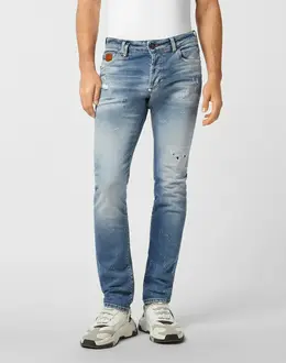 Джинсы Прямые Philipp Plein