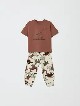 Пижама с принтом для мальчиков