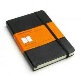 Записная книжка в линейку Moleskine "Classic" Pocket, обложка черная