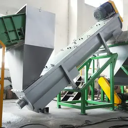 Heavy-Duty Fully Automatic Washing System for Contaminated PE/PP Film and Raffia Bag Recycling