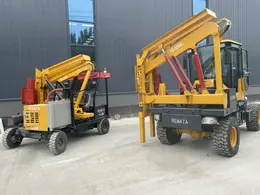 Hydraulic Pile Driving Machine Guardrail Pile Driver Pile Drilling Rig Hydraulic Pile Driving Machine Guardrail Pile Driver Pile Drilling Rig