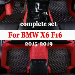 Car floor mats for BMW X6 F16 2015 2016 2017 2018 2019 Custom auto foot Pads automobile carpet cover interior accessories
