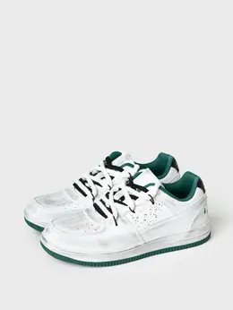 Кроссовки для мальчика подростка с эффектом потертости на липучке