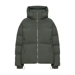 Женская куртка Short Puffed Faux Suede Jacket