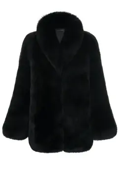 Шуба из натуральной лисы THE REAL BASE