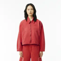Женская джинсовая куртка Lacoste свободного кроя