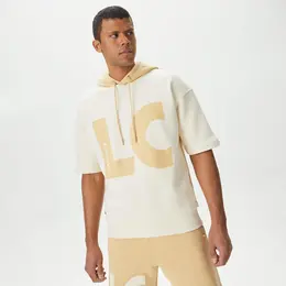 Мужская толстовка Lacoste свободного кроя с капюшоном