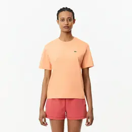 Женская футболка Lacoste свободного кроя из мягкого хлопка