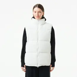 Женский утеплённый жилет Lacoste с капюшоном