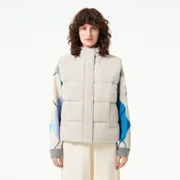 Женский утеплённый жилет Lacoste с вельветом