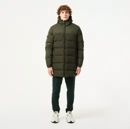 Мужской стёганый пуховик Lacoste с капюшоном