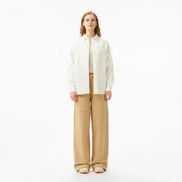 Женские прямые спортивные брюки Lacoste с высокой талией