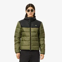 Мужская водоотталкивающая стеганая куртка-пуховик Lacoste